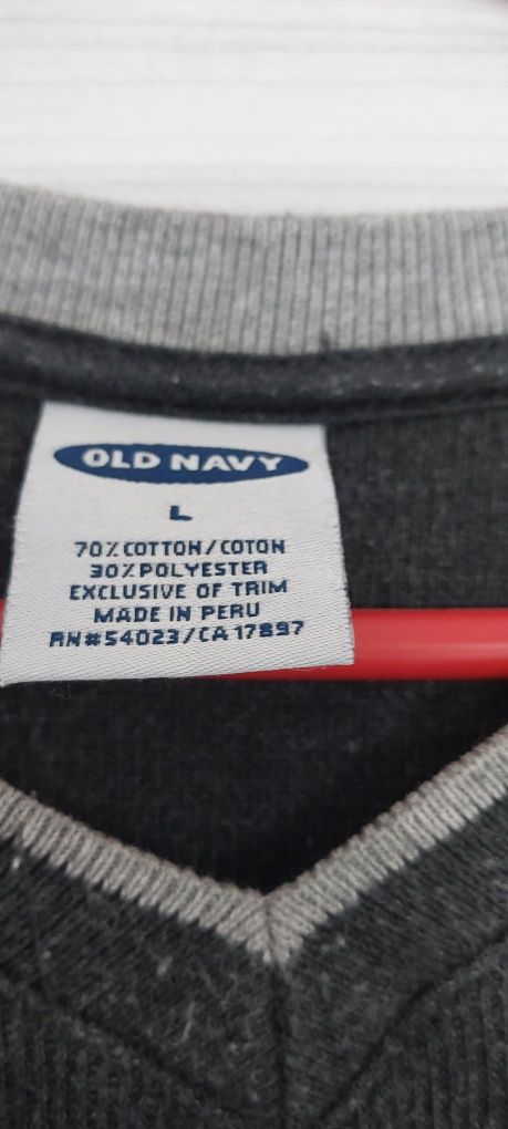 Sweter męski L bluza Old navy prążkowany