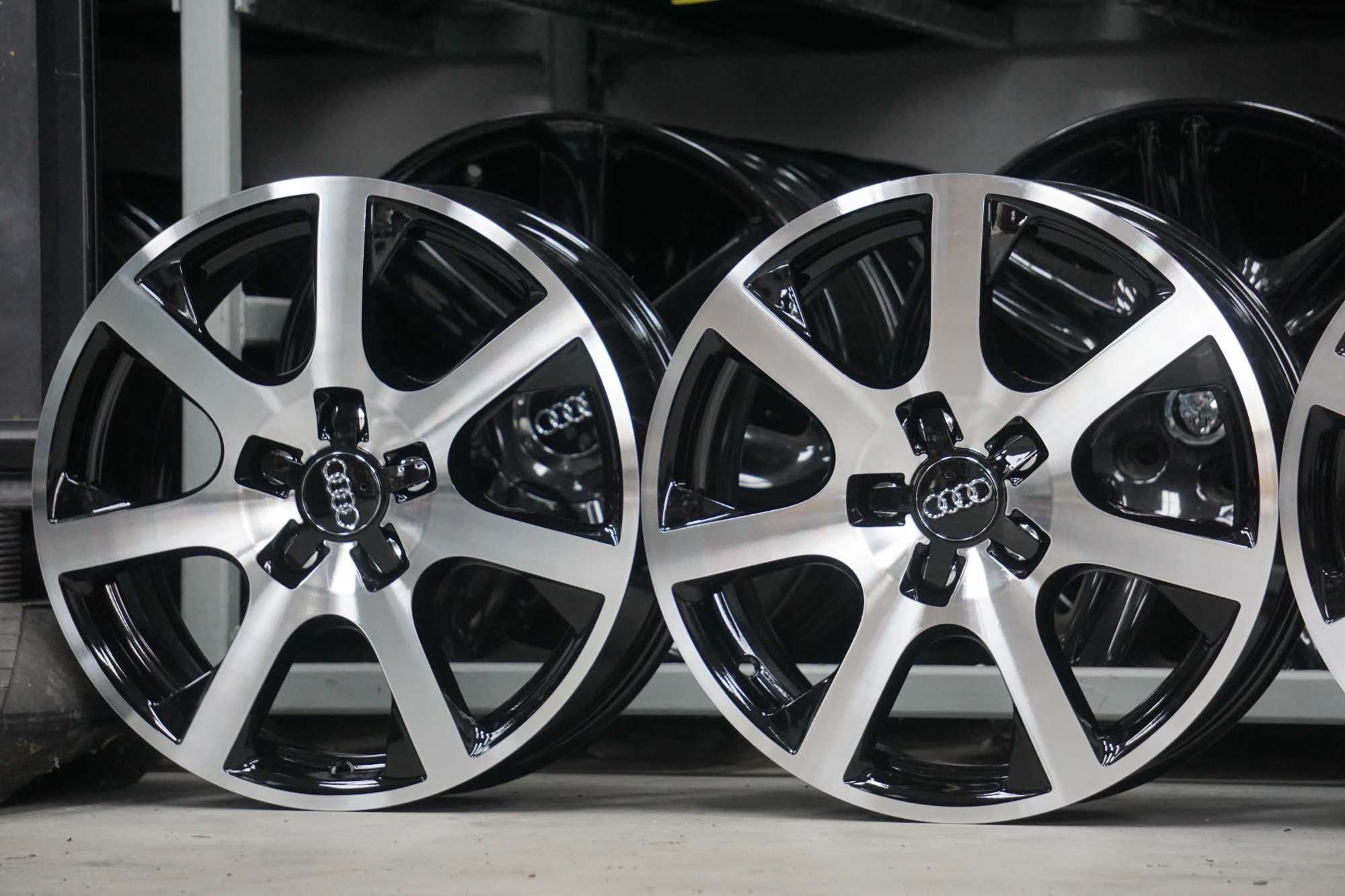 Alufelgi Audi Q5 8R0 7Jx17 et37 5x112 cb66,6 polerowany front bikolor