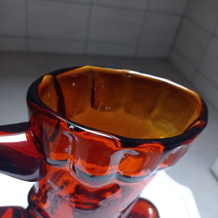 Wazon szklany butz PRL