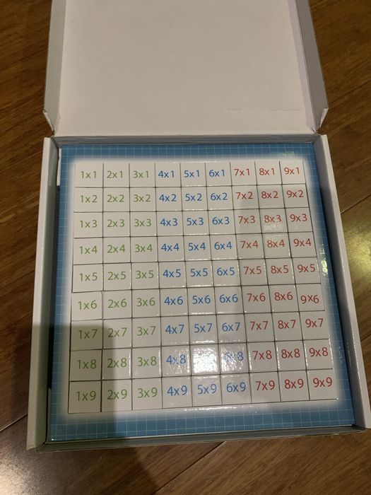 Gra planszowa tabliczka mnożenia