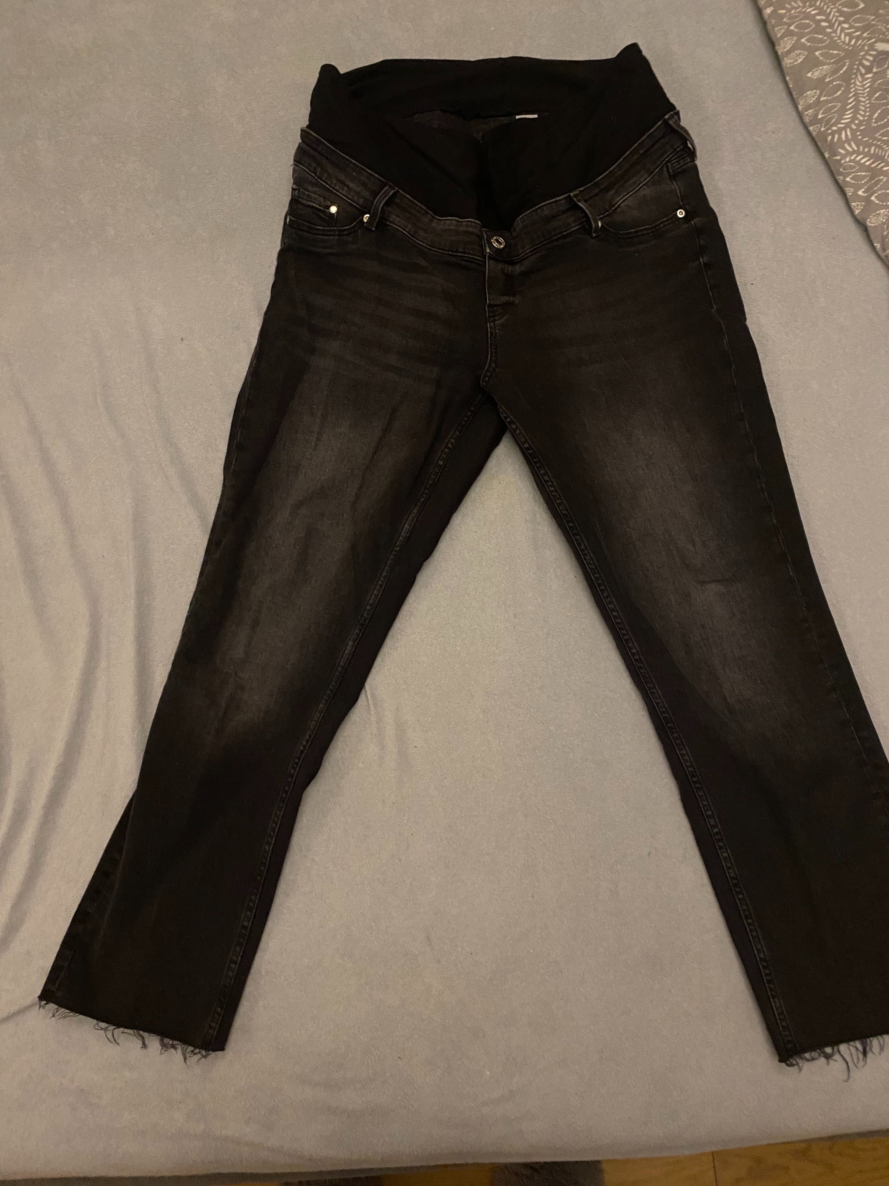 Spodnie ciążowe mom mam mum jeans hm h&m rozmiar L 40/42