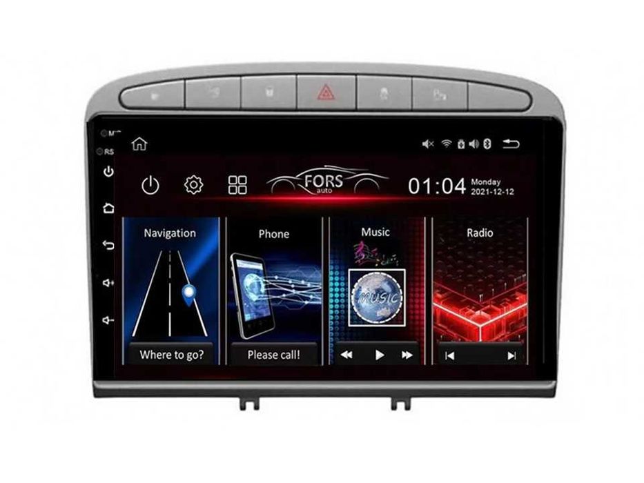 Radio samochodowe Android Peugeot 308, 408 (9