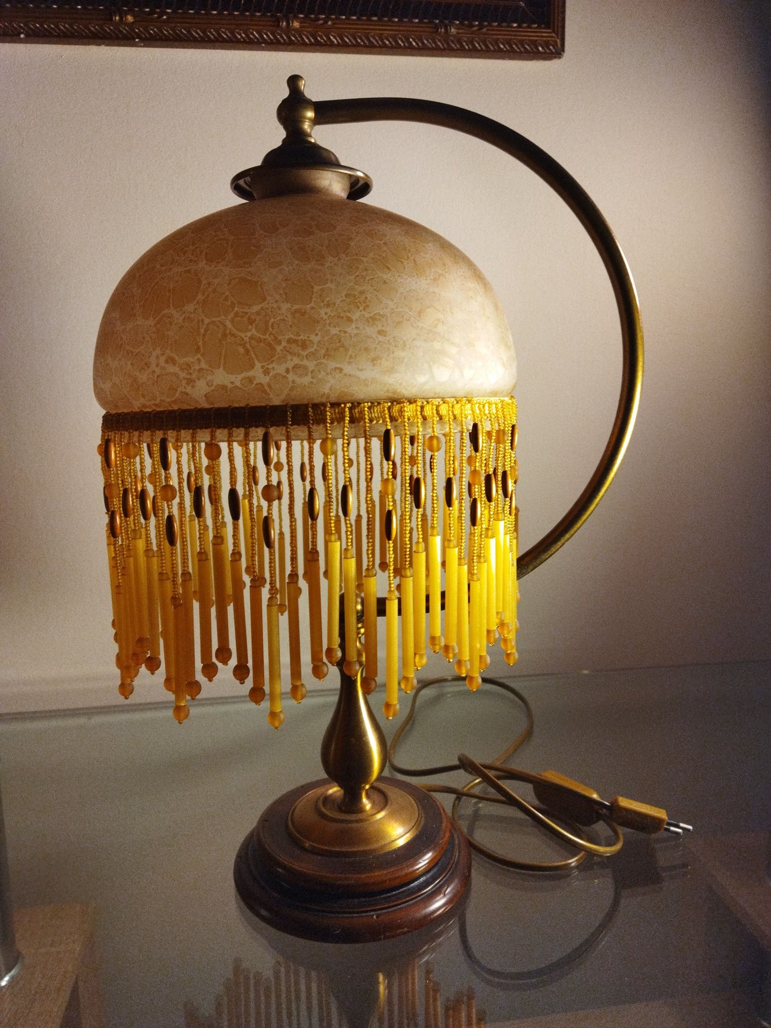 Lampka nocna szklana