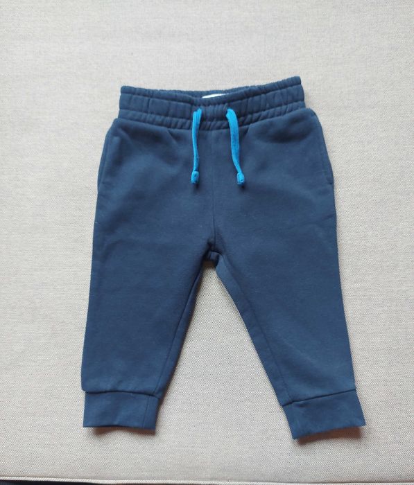 Dresowe spodenki niemowlęce granat Polo