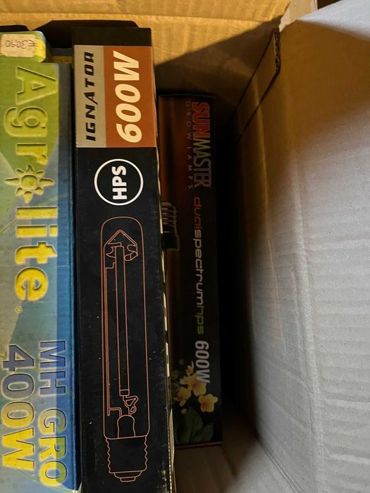 Lâmpadas HPS, CFL, MH