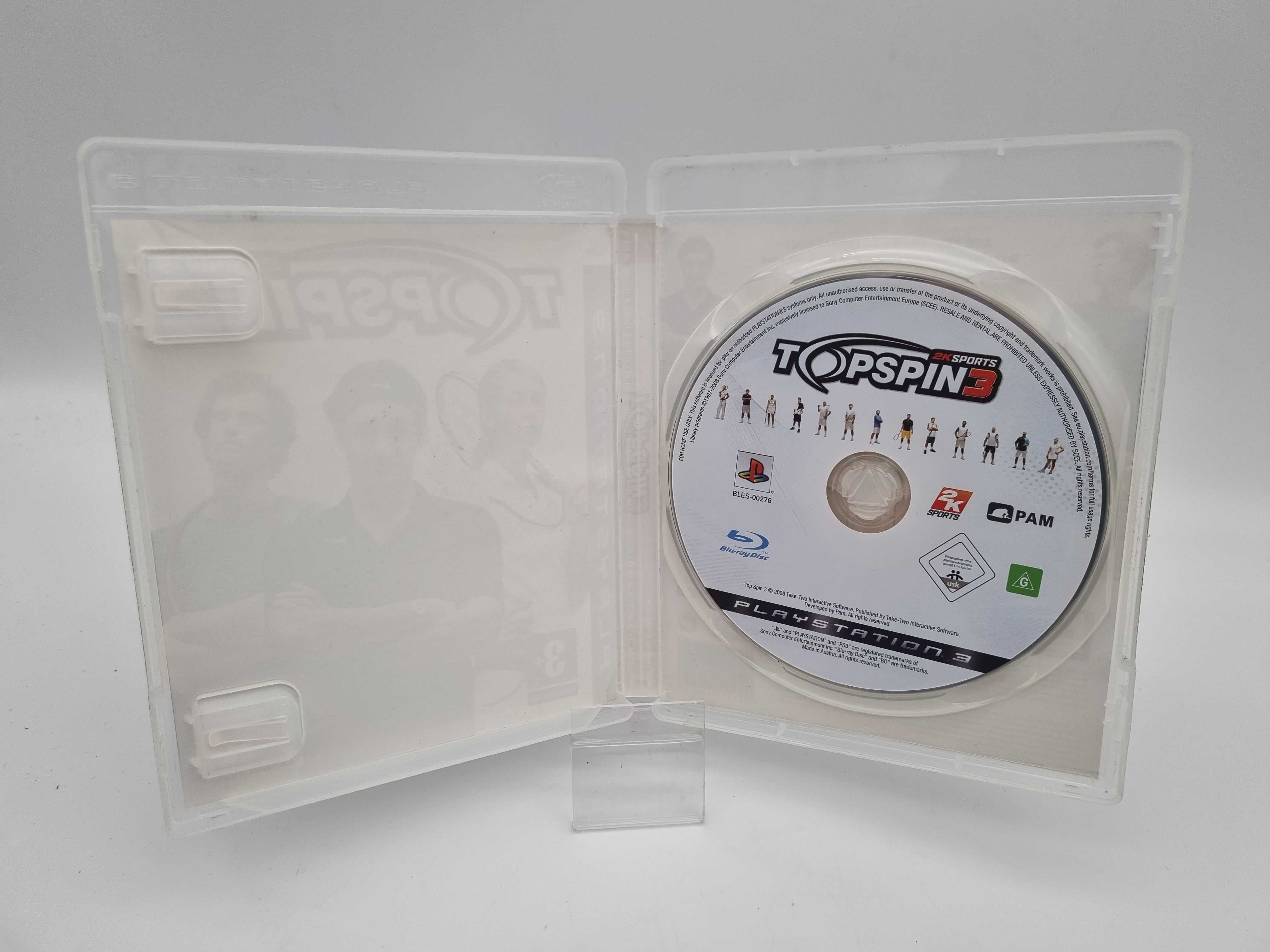 Gra TOPSPIN 3 2K Sports Sony PlayStation 3 (PS3)