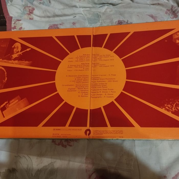 Płyta winylowa, DEEP PURPLE - MADE IN JAPAN,  2LP, wydanie UK,  EX