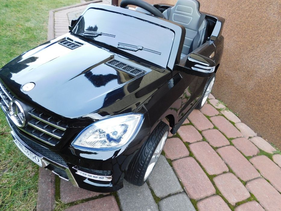 Mercedes elektryczny auto samochód na akumulator fotel SKÓRA