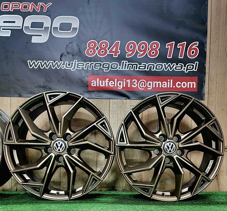 NOWE ALUFELGI VOLKSWAGEN - 18x5x112 - Arteon, Golf, T-roc, Tiguan