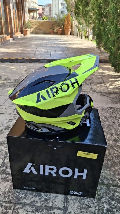 Шолом кросовий Airoh шлем мотокросс эндуро kovi geon ендуро мотокрос