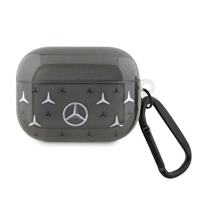 Mercedes Large Star Pattern - Etui Airpods Pro (Czarny)