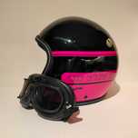 Capacete classico aberto caferacer shooper moto scooter novo