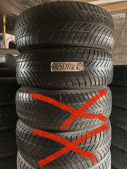 Шини парами.   245/70 Р16.   А/Т    M+S