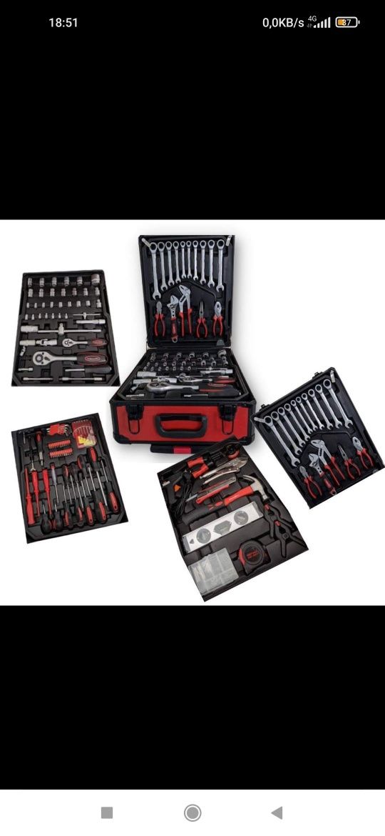 95€
Mala ferramentas. Profissional.
Ferramentas devidamente organizada