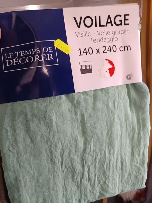 Zasłona 140x200 zielona 1 szt