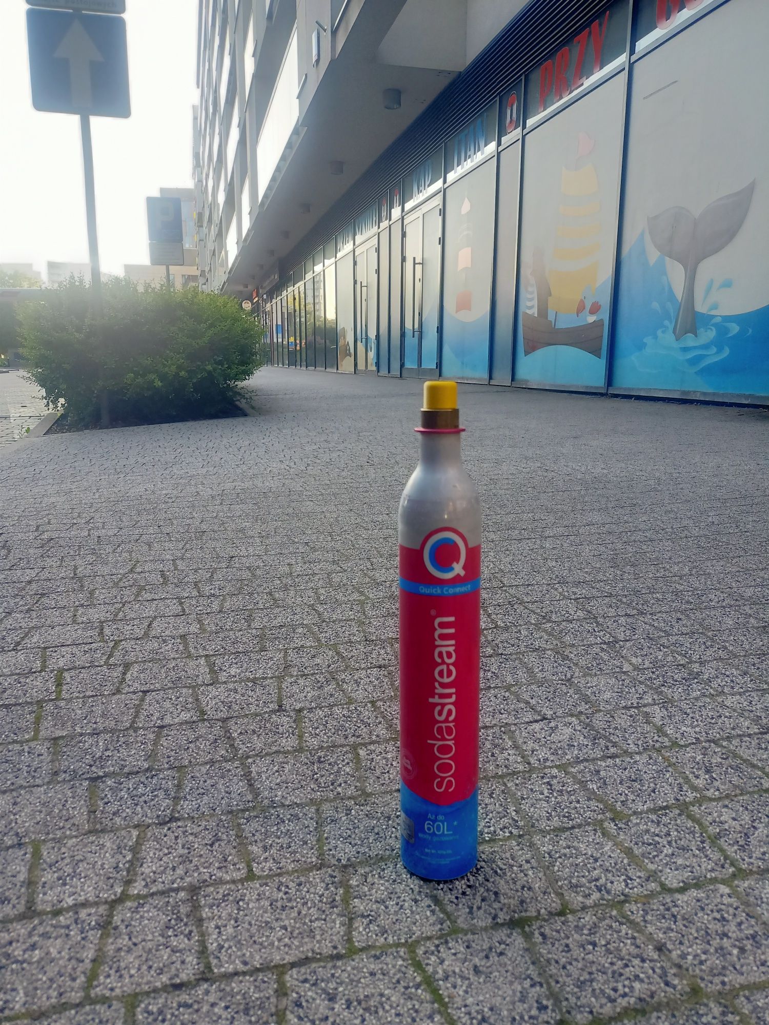 Napełnianie CO2 cylindry typu Sodastream Gaz spożywczy-Warszawa