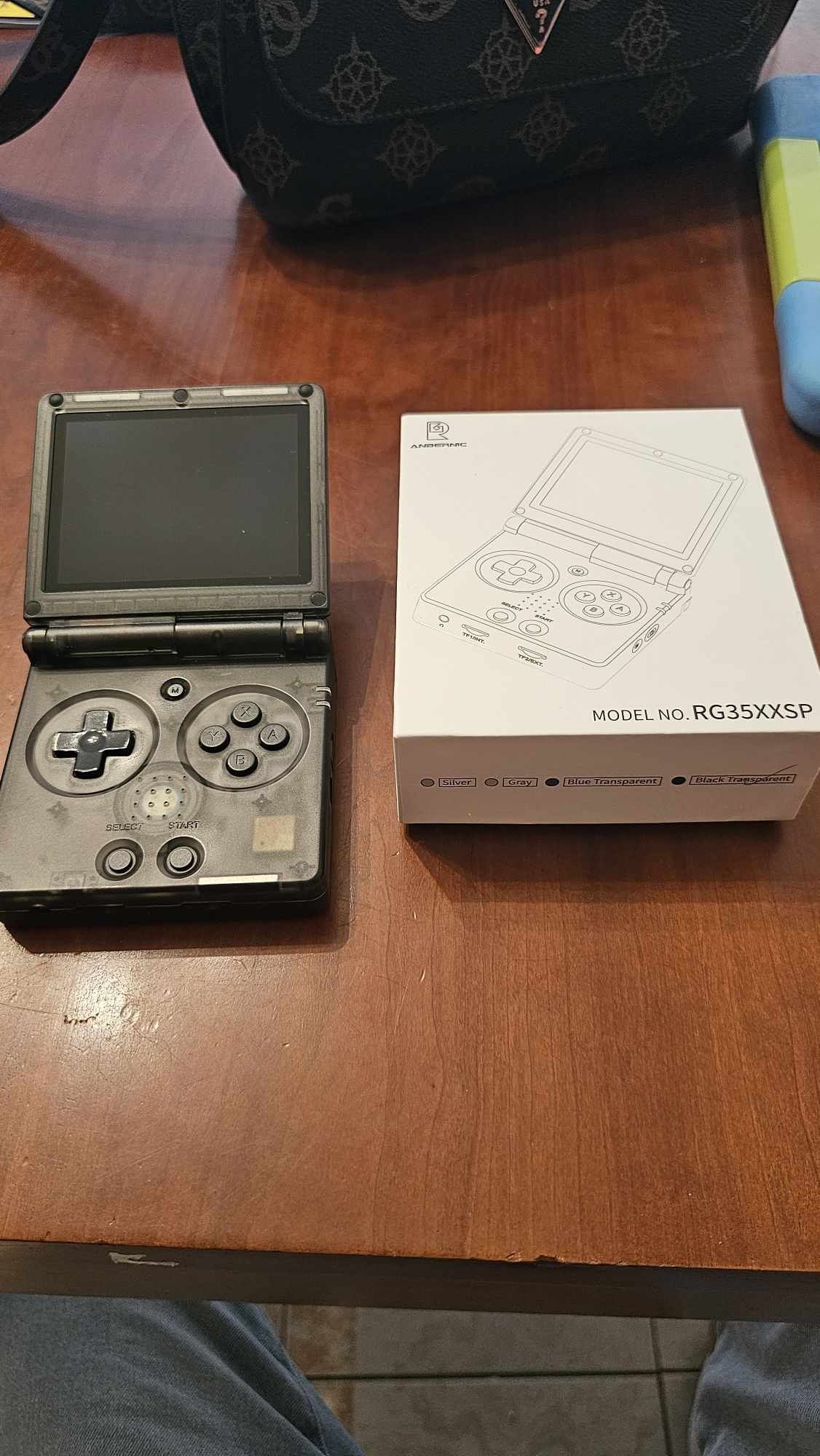 Consola Retro Anbernic rgxx35sp c/cartão 128GB Kingston