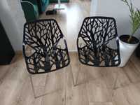 Dwa krzesła ażurowe