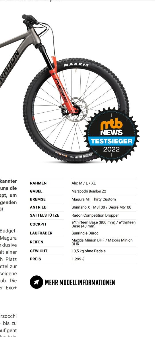 Cragger radon 7.0 sztyca myk myk  29 cali L