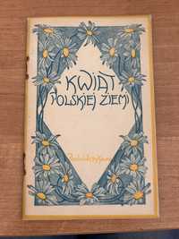 Książka antyk stara Kwiat Polskiej Ziemi antykwariat