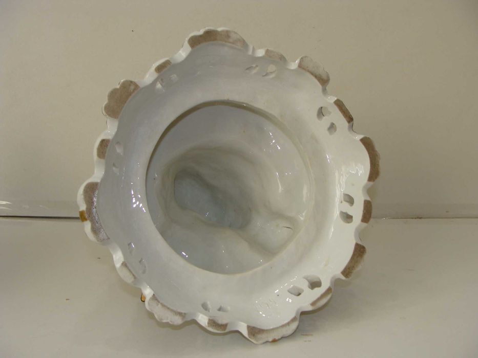 Okazała XIXw.  porcelanowa figura  5- postaciowa . Drezno