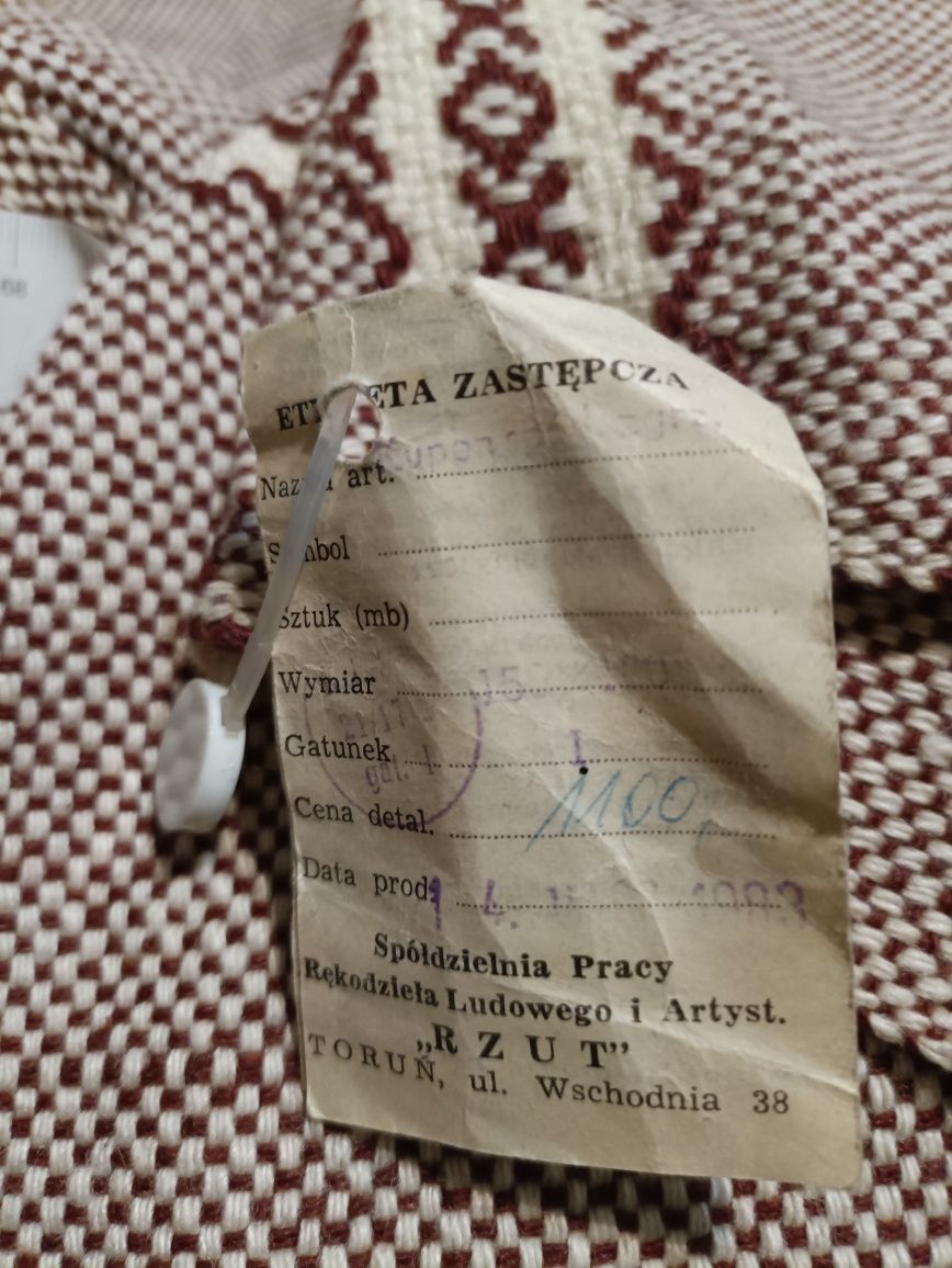 Wełniany kupon materiału