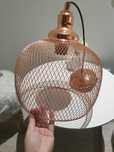 Candeeiro Rosa Gold