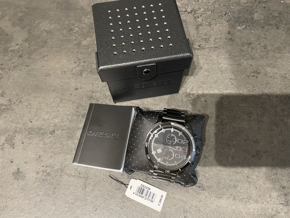 Zegarek męski Diesel DZ4326 chronograph masywny oryginalny