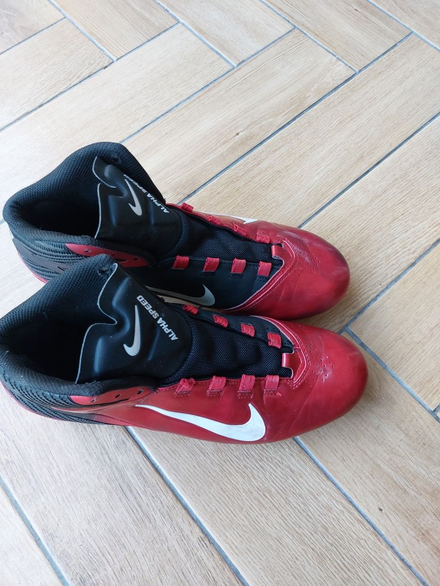 NIKE 45/46 Korki Alfha Speed Czerwone Sale