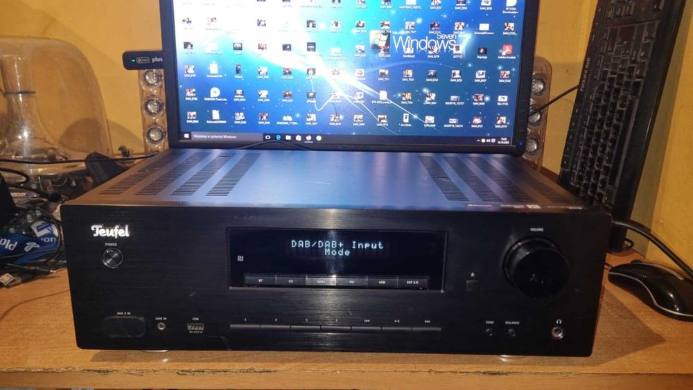 Amplituner stereo Teufel KB 62CR CD MP3 USB Optical BT Bluetooth Phono