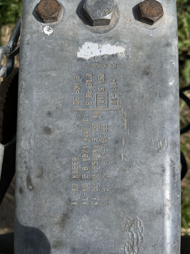 Прицеп двохосний (причіп 5х2,4х0,5)