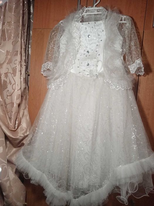 Блискуча сукня + болеро