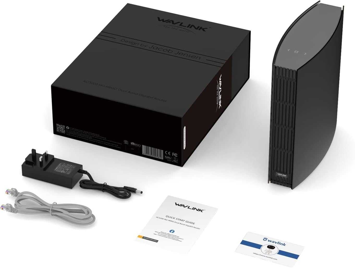WAVLINK AC3200 Dwupasmowy inteligentny router Wi-Fi dalekiego zasięgu