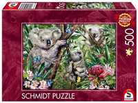 Puzzle 500 Rodzina Koali, Schmidt
