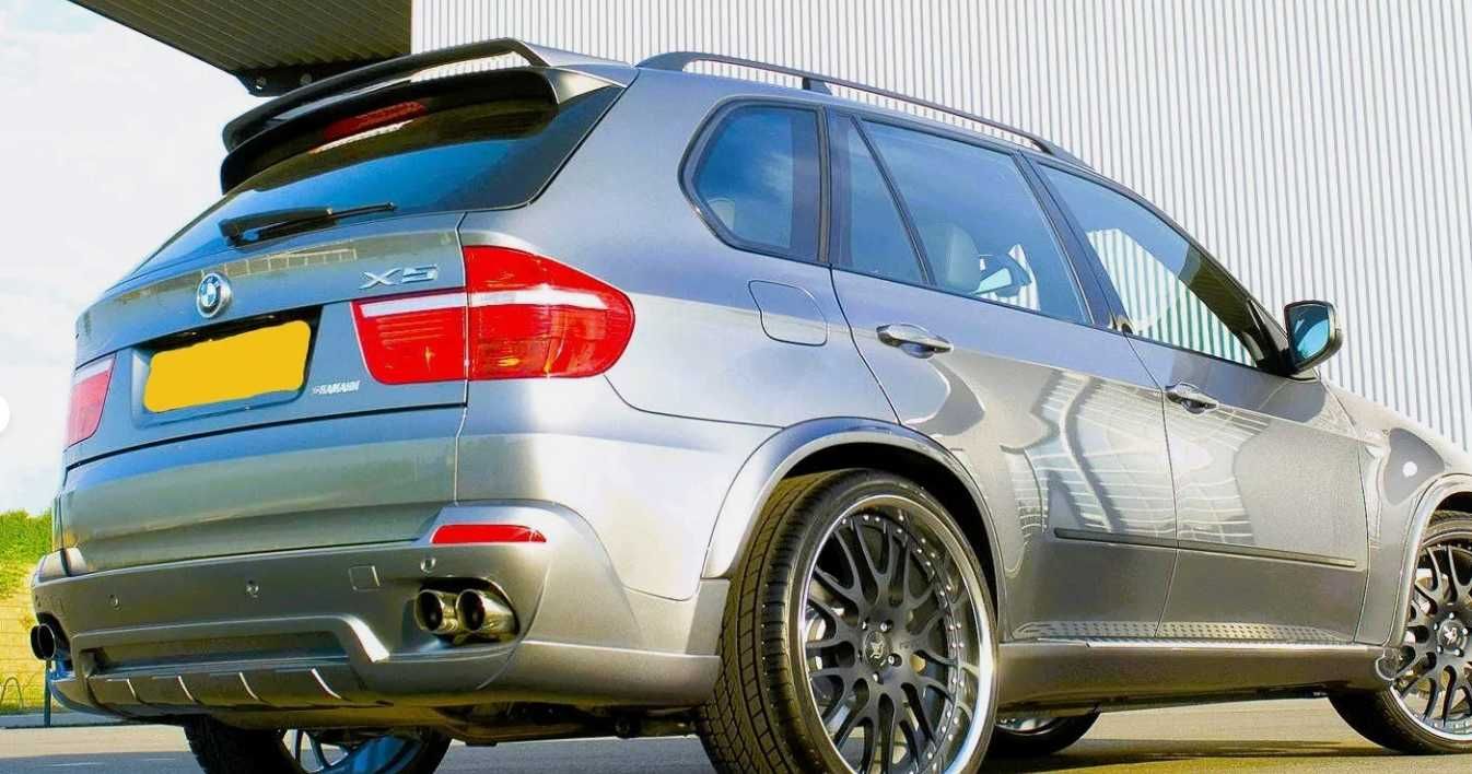 Spoiler Skrzydło Wing BMW X5 E70 Czarny Połysk