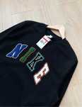 Оригінал Nike Club Crew Letters Свитшот Мужской Кофта Худи Нова Чорна