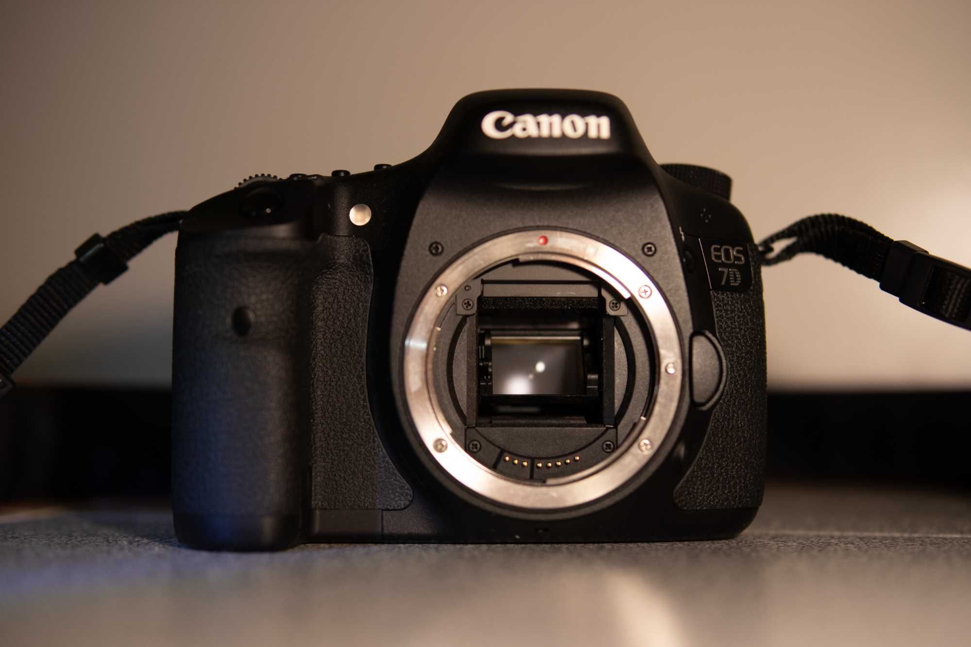 Canon 7D + Lentes + Acessórios
