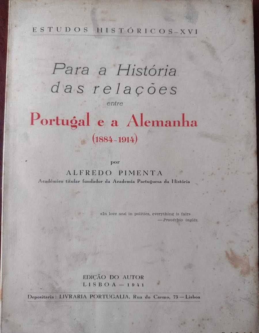 Alfredo Pimenta - História das relações entre Portugal e a Alemanha