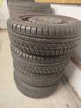Felgi Stalowe Audi VW 15 cali 5x100 ET29 z oponami Dunlop 185/60/15