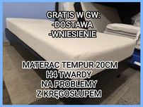 Materac Tempur 90x200 x20cm Pianka Pamięciowa H4 Twardy Zadbany