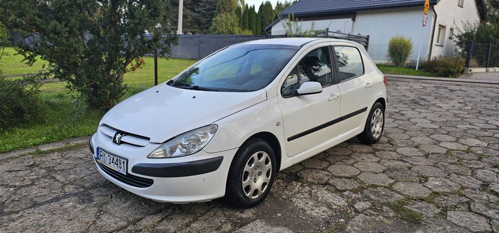 Ładny biały peugeot 307 1.4 b do jazdy bez korozji okazja!