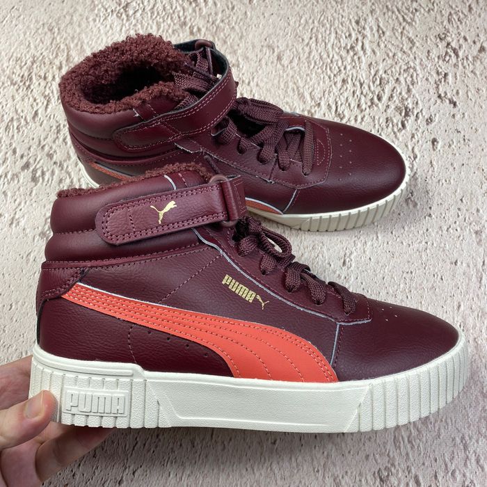 оригінал нові зимові жіночі кросівки puma carina winter утеплені