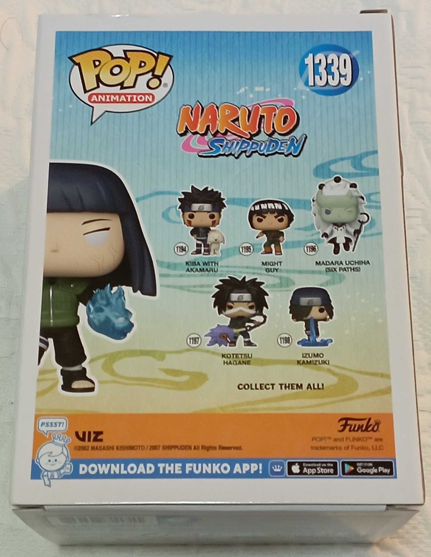 funko pop naruto 1339 hinata with twin lion fists chase