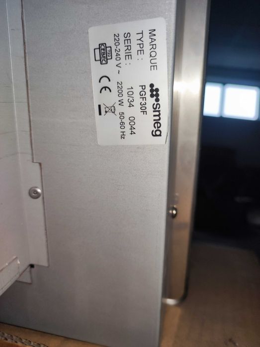 Fritadeira Smeg PGF30F - Novo, Proveniente de Exposição