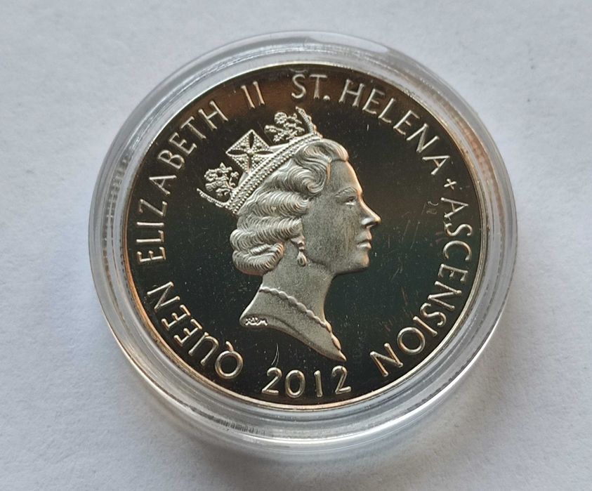 Moneta /Saint Helena East India Company 10 Pence 2012 Elżbieta II /Paw