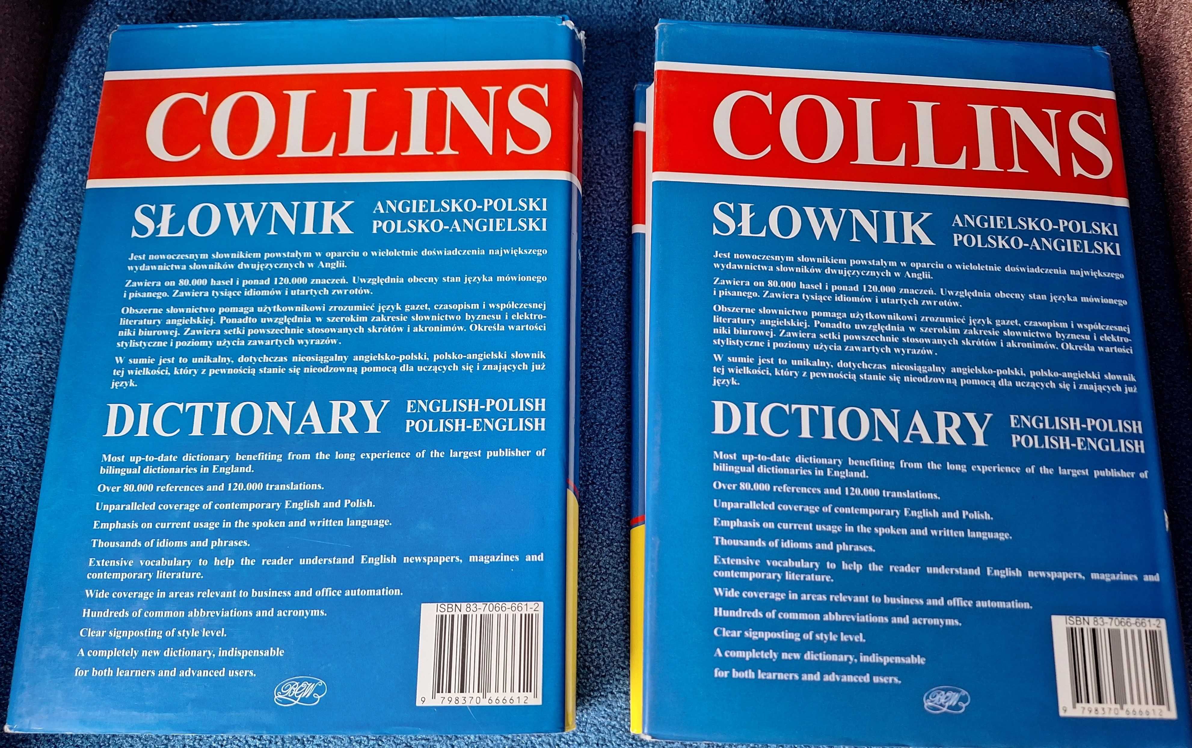 Collins Słownik polsko-angielski angielsko-polski
