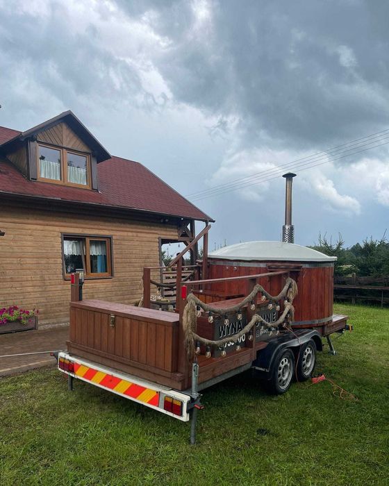 Domek Nad Stawem dla 10 osób Kobylasz gm. Linia