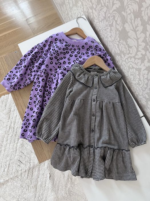 Тепла  сукня Zara  , на флісі Next розмір 2-3-4 роки 98-104