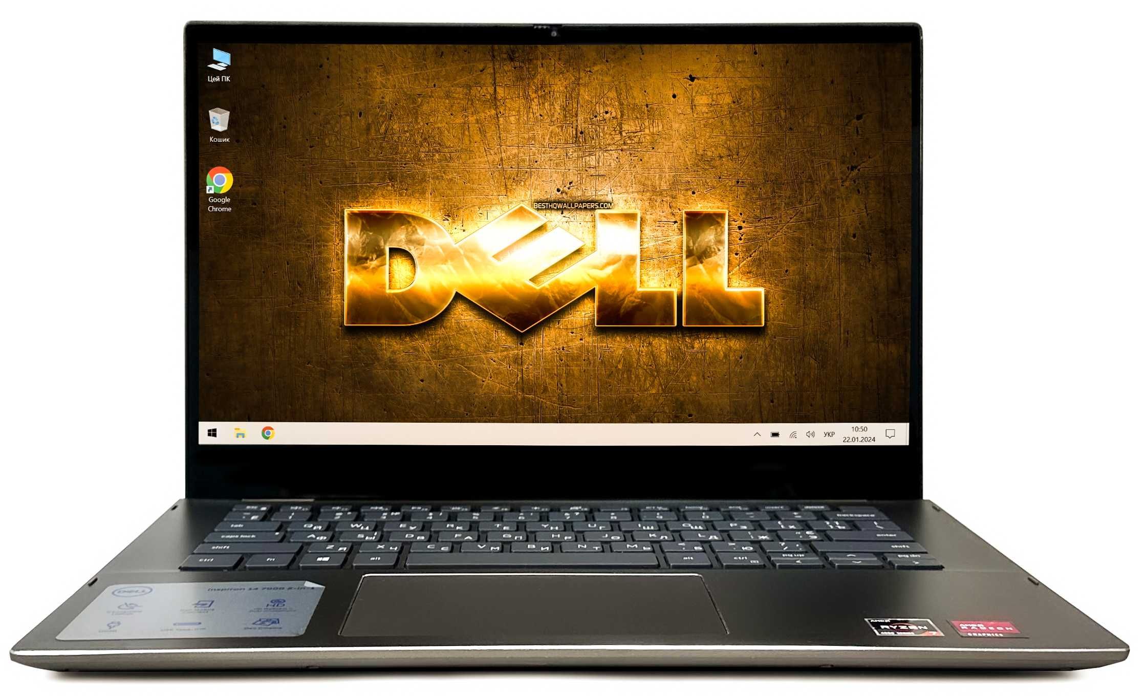 Ноутбук Dell Inspiron 14 7405: AMD Ryzen 7 4700U/16ГБ/SSD 512ГБ/14"