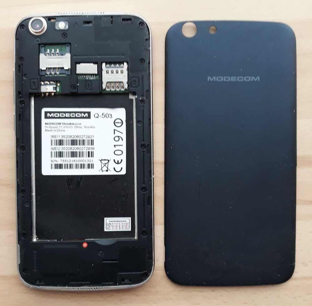 Smartfon  Modecom Q-503 na części.